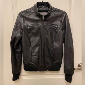 Gi Sono Faux Leather Jacket